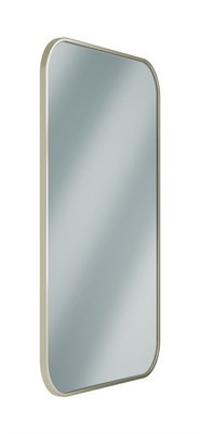 Bradley Elvari Framed Mirror, 24X36 — Brushed Nickel