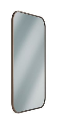 Bradley Elvari Framed Mirror, 24X36 — Brushed Bronze