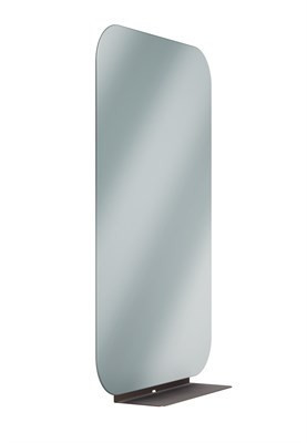Bradley Elvari Frameless Mirror 24" X 36" With Shelf — Brushed Bronze
