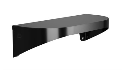 Bradley Elvari Shelf, 20 Gauge, 5 x 12 — Brushed Black