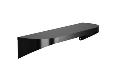 Bradley Elvari Shelf, 5" X 18", 20 Gauge — Brushed Black