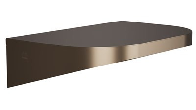 Bradley Elvari Shelf, 8" X 12", 20 Gauge — Brushed Bronze