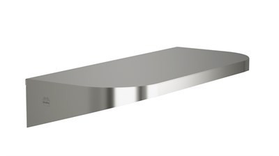 Bradley Elvari Shelf, 8" X 18", 20 Gauge — Brushed Stainless