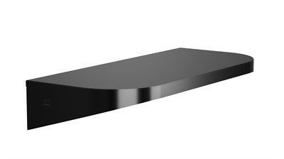 Bradley Elvari Shelf, 8" X 18", 20 Gauge — Brushed Black