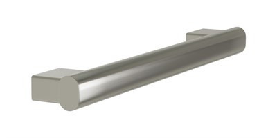 Bradley Elvari Oval Grab Bar, 18" — Brushed Stainless
