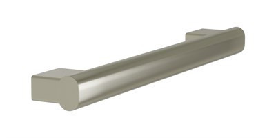 Bradley Elvari Oval Grab Bar, 18" — Brushed Nickel