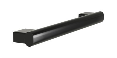 Bradley Elvari Oval Grab Bar, 18" — Brushed Black