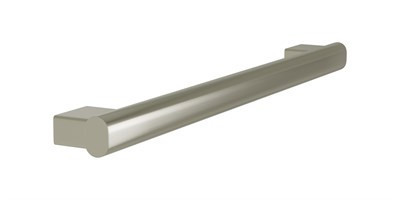 Bradley Elvari Oval Grab Bar, 24" — Brushed Nickel
