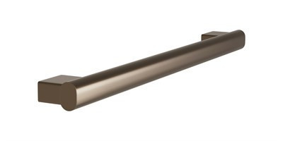 Bradley Elvari Oval Grab Bar, 24" — Brushed Bronze