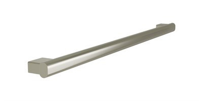 Bradley Elvari Oval Grab Bar, 36" — Brushed Nickel