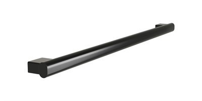 Bradley Elvari Oval Grab Bar, 36" — Brushed Black