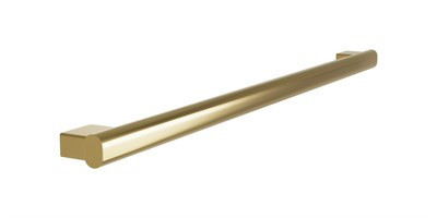 Bradley Elvari Oval Grab Bar, 36" — Brushed Brass
