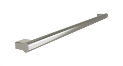 Bradley Elvari Oval Grab Bar, 42" — Brushed Stainless