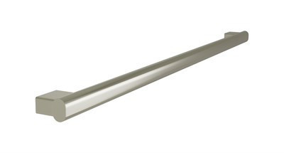 Bradley Elvari Oval Grab Bar, 42" — Brushed Nickel