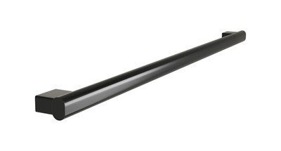 Bradley Elvari Oval Grab Bar, 42" — Brushed Black