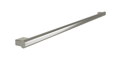 Bradley Elvari Oval Grab Bar, 48" — Brushed Stainless