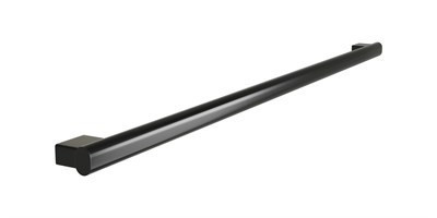Bradley Elvari Oval Grab Bar, 48" — Brushed Black