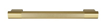 Bradley Elvari Oval Grab Bar, Peened Grip, 42" — Brushed Brass