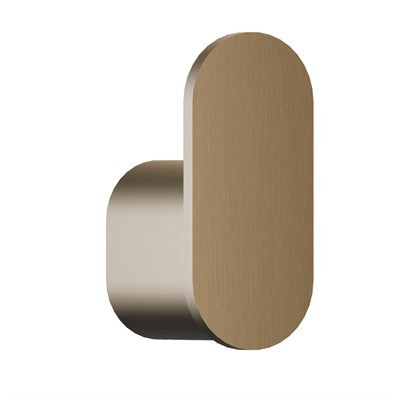 Bradley Elvari Single Robe Hook, Surface Mounted — Brushed Bronze