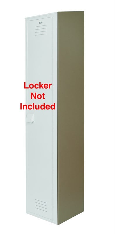 Bradley End Panel for Slope Top Locker, 18x72 — Toffee