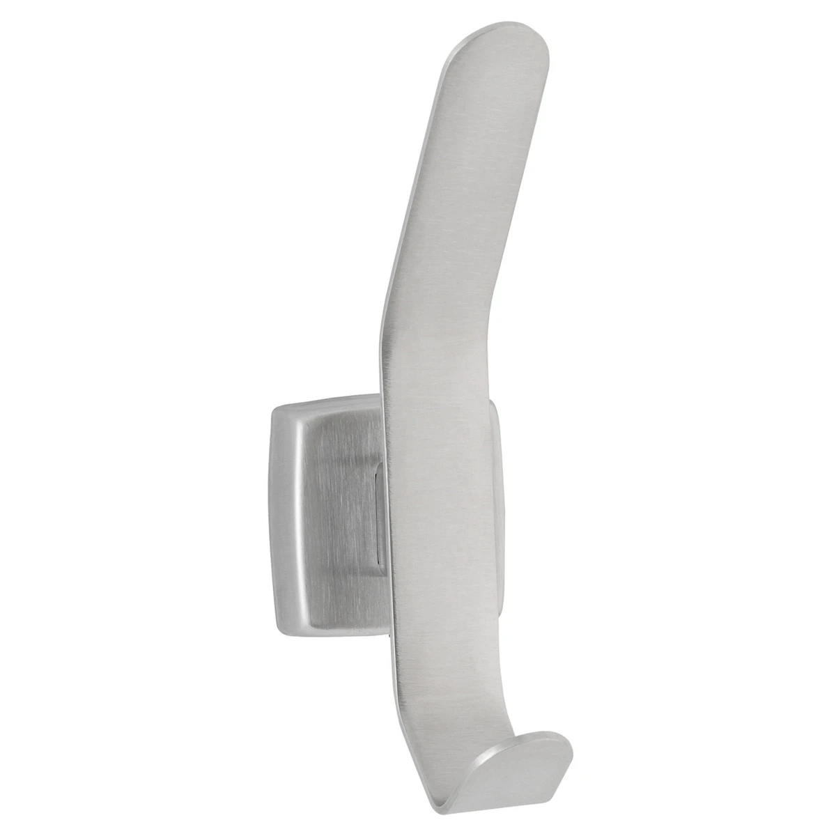 Bobrick B-682 Surface-Mounted Hat and Coat Hook, Bright Polished — Satin