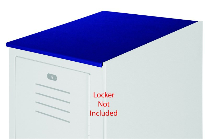 Bradley Slope Top Kit for 3 Lockers, 18"D x 36"W — Blue