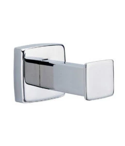 Bobrick B-677 Surface-Mounted Towel Pin, Bright Polished — Satin
