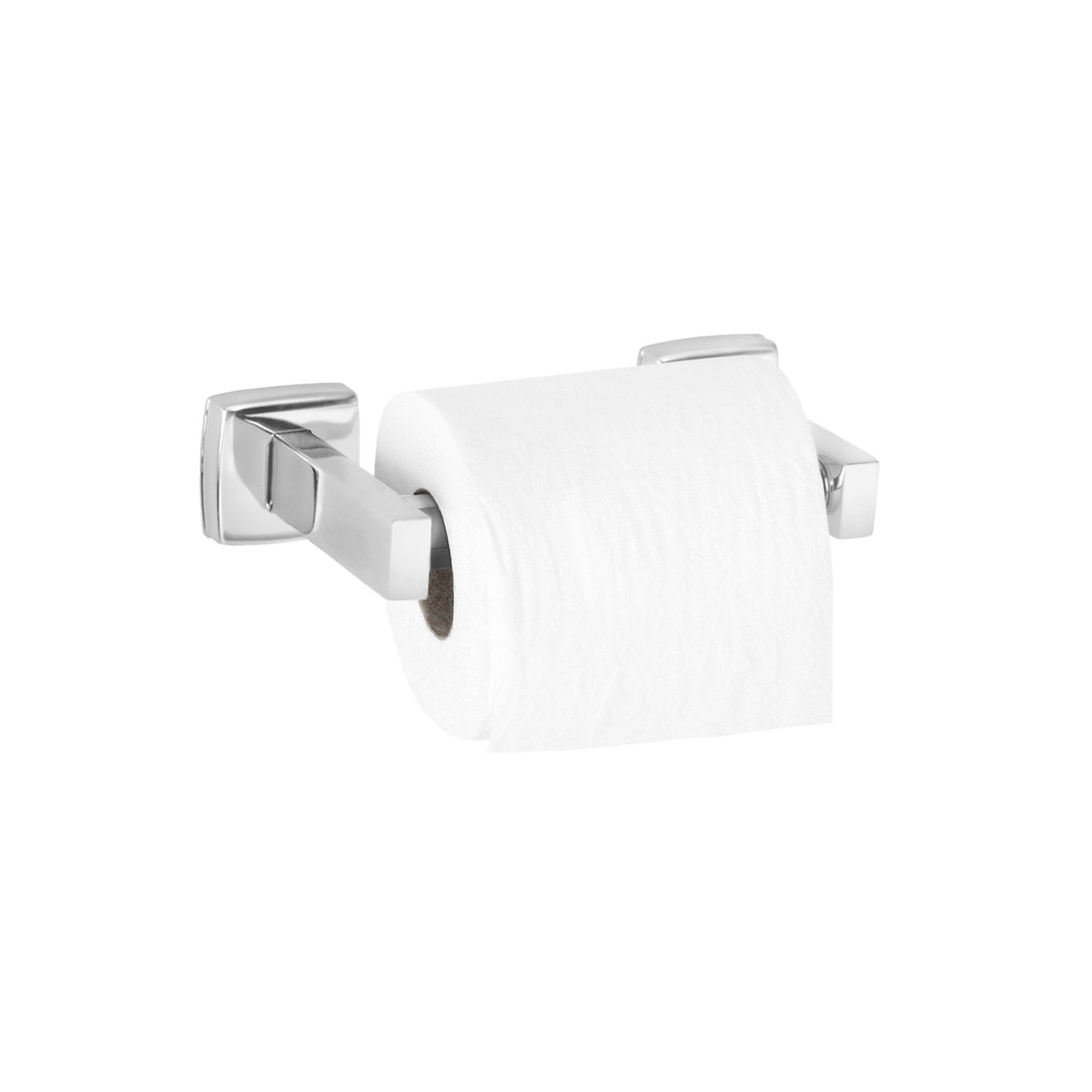 Bobrick Surface-Mounted Toilet Tissue Dispenser, Bright Polished, One Roll — Bright Polished