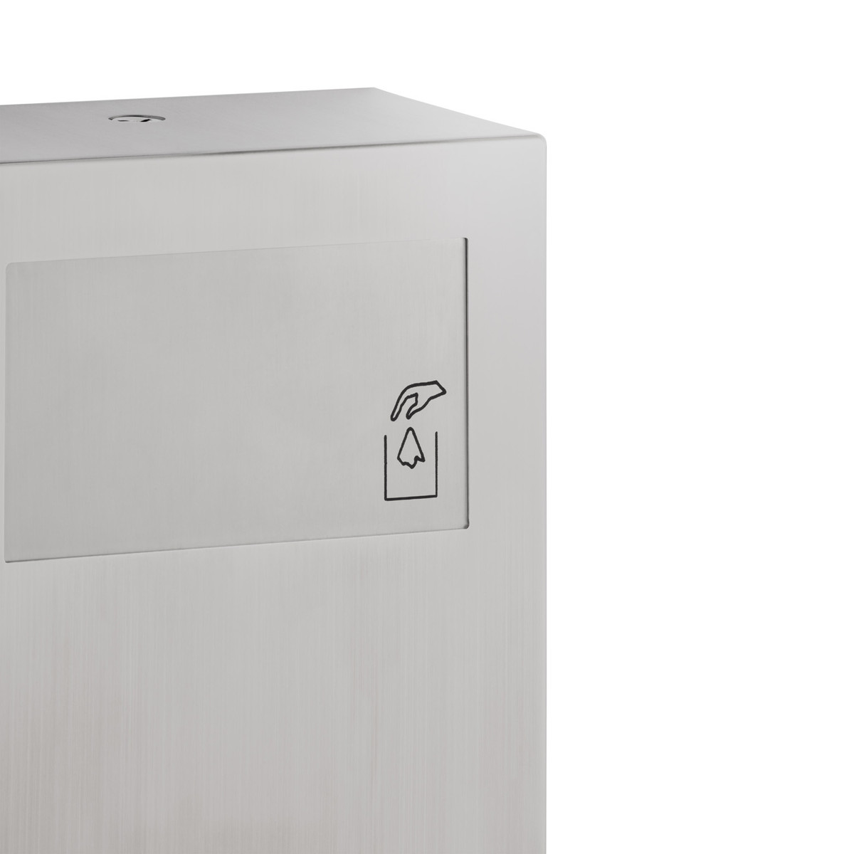 Bobrick Surface-Mounted Sanitary Disposal — Satin Finish