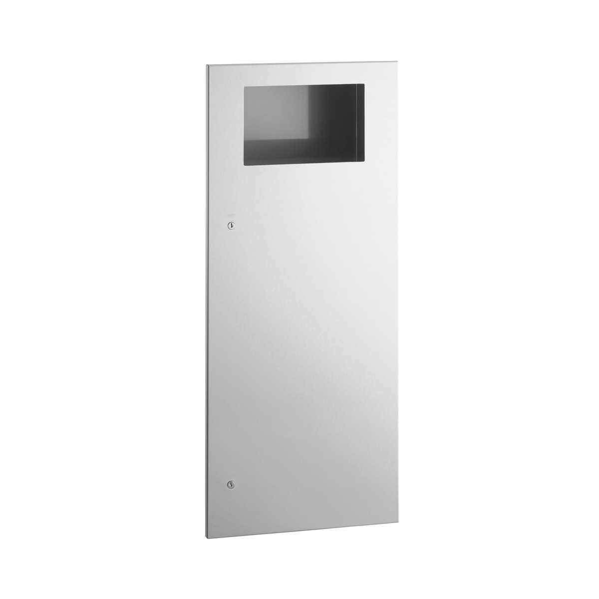 Bobrick B-35643 Recessed Waste Receptacle, Satin Finish, 12-Gallon — Standard