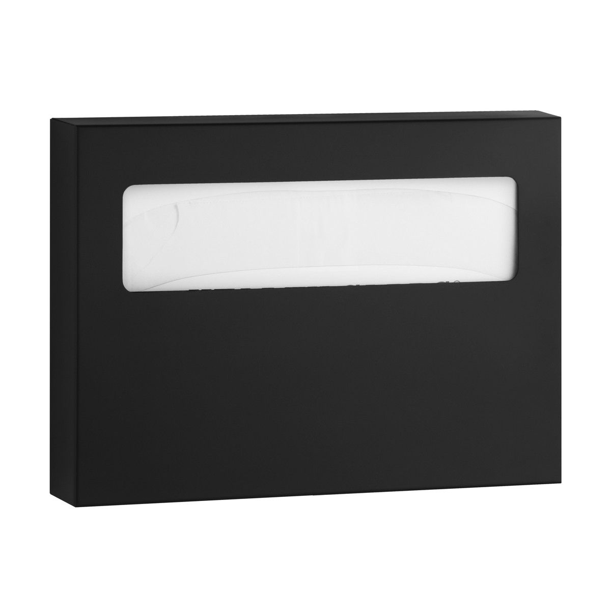 Bobrick Surface-Mounted Seat Cover Dispenser — Matte Black