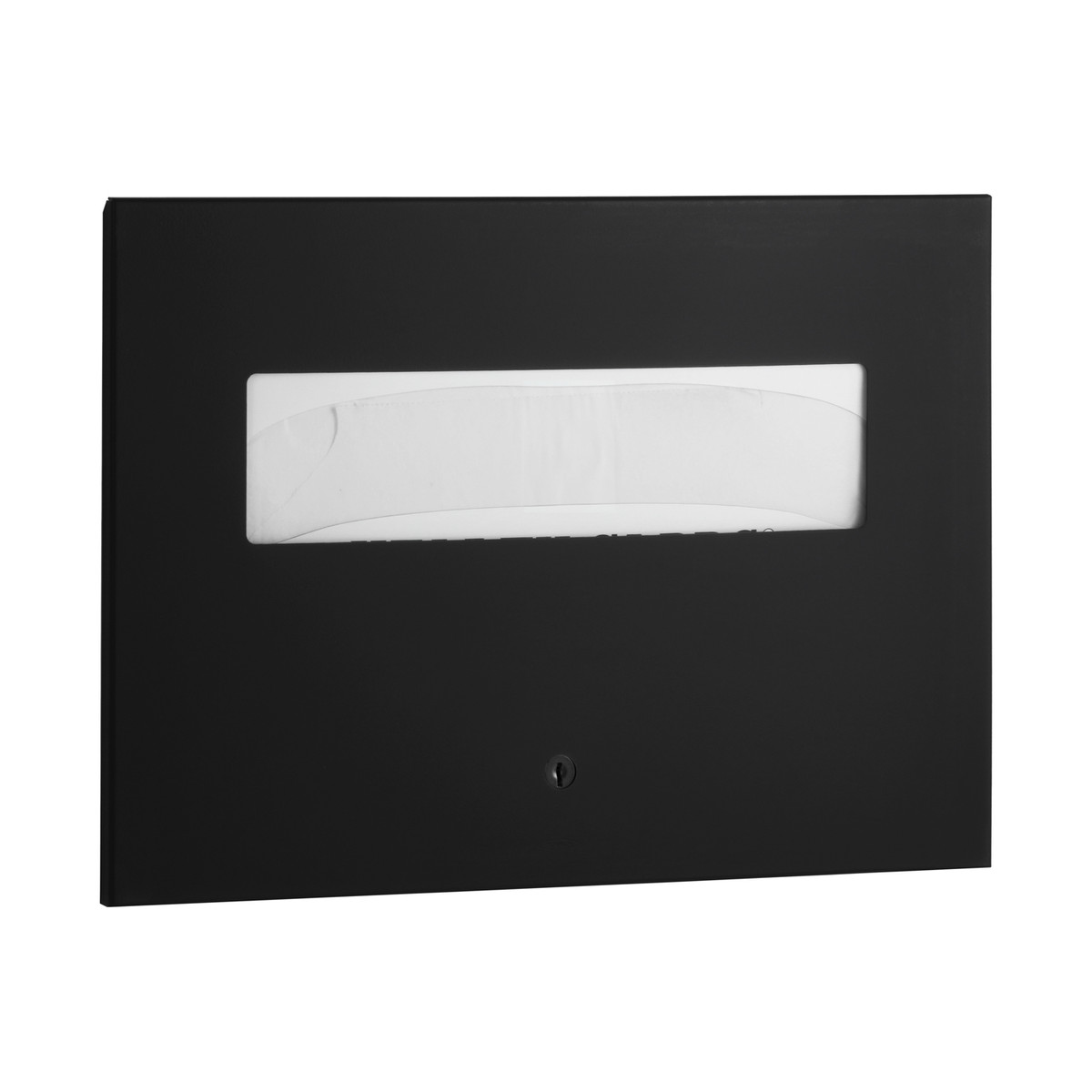 Bobrick Recessed Seat-Cover Dispenser — Matte Black