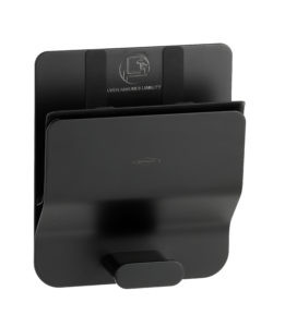 Bobrick Surface-Mounted Klutch Mobile Device Holder — Matte Black