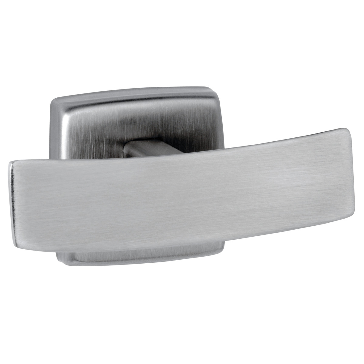 Bobrick Surface-Mounted Double Robe Hook — Satin Finish
