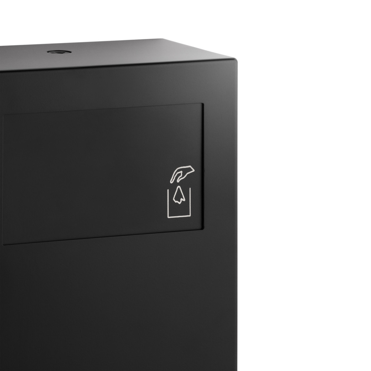 Bobrick Surface-Mounted Sanitary Disposal — Matte Black