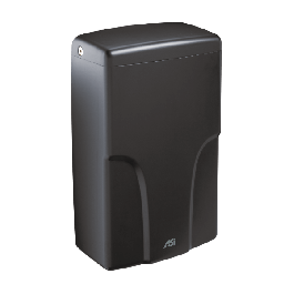 ASI TURBO-Pro™ - Automatic High Speed Hand Dryer (120V) HEPA Filter, Matte Black, Surface Mounted ADA - 0196-1-41 / 0196-2-41 — 208-240V