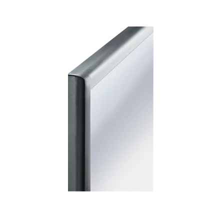 ASI ROVAL™ Inter-Lok Stainless Steel Framed Mirrors - Plate Glass, Variable Sizes - 20650 Series - 20650-B1830 — 18" x 36"