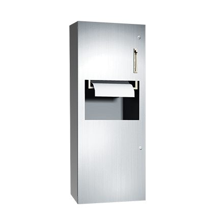 ASI Simplicity™ Roll Towel Dispenser & Waste Receptacle - Surface Mounted - 64696-9
