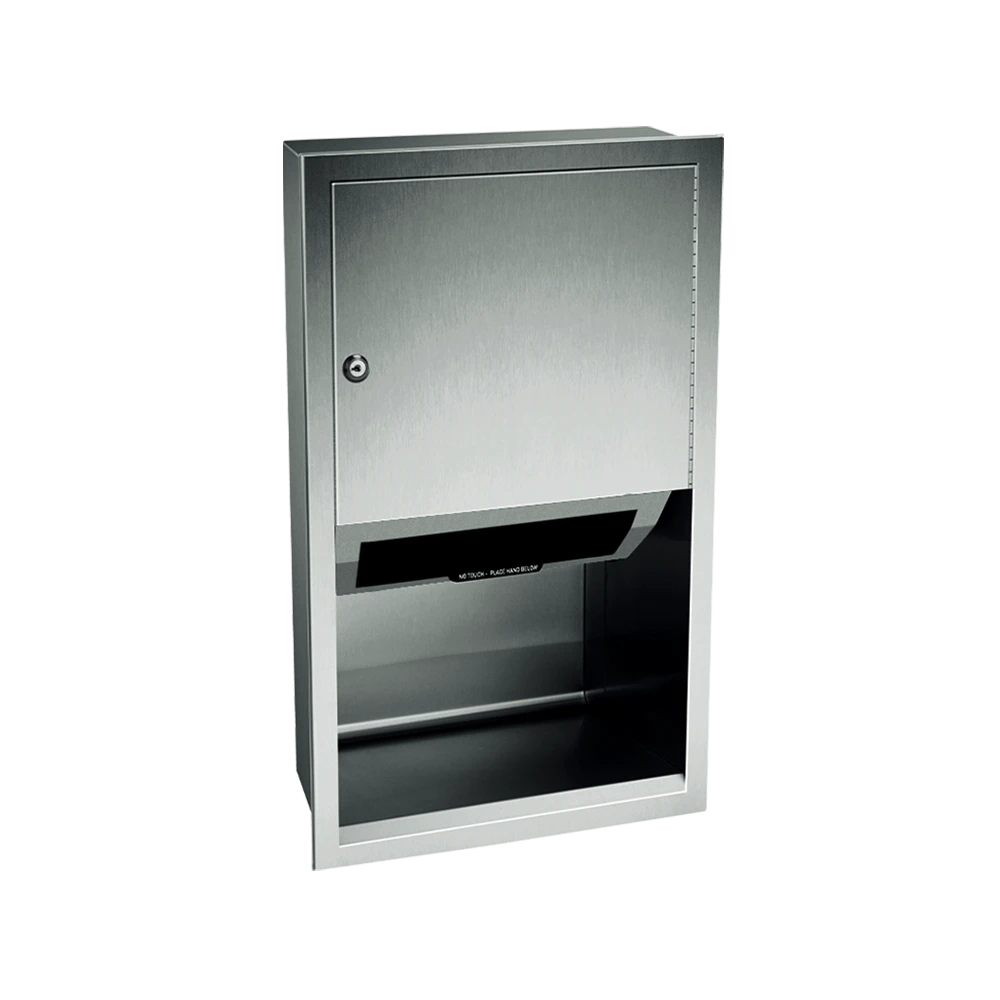 ASI Traditional™ Automatic Roll Paper Towel Dispenser, 110-240V / AC - Recessed - 045210AC