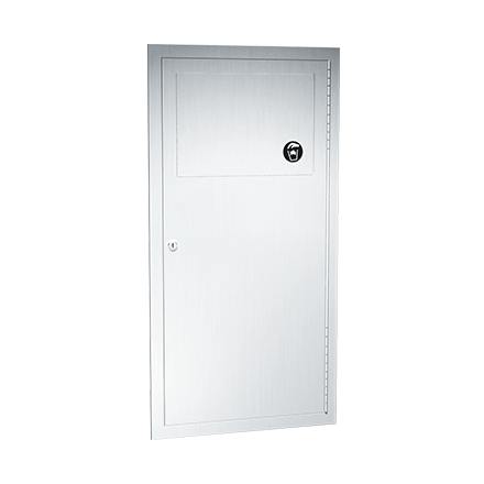 ASI Traditional™ Waste Receptacle - Recessed - 3 gal. - 04733