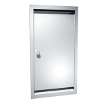 ASI Bed Pan & Washbasin Cabinet - Recessed - 0558-1
