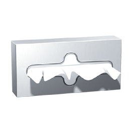 ASI Facial Tissue Dispenser - Satin Stainless Steel - Surface Mounted - 0258-SS
