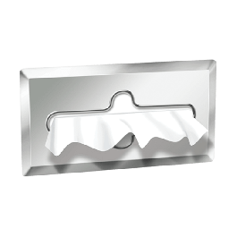 ASI Facial Tissue Dispenser - Stainless Steel - Recessed - 0259-B/0259-SS