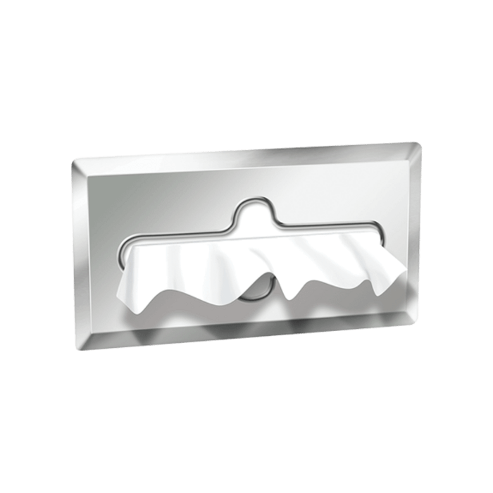 ASI Facial Tissue Dispenser - Stainless Steel - Recessed - 0259-B/0259-SS