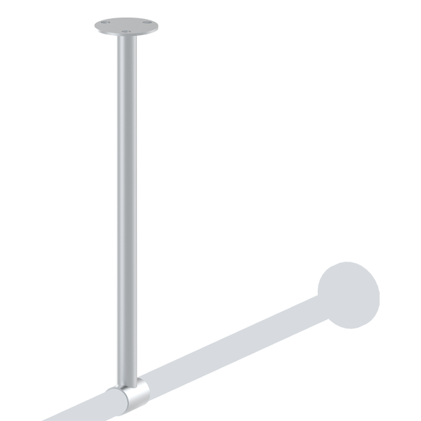 ASI Ceiling Mounted - 1-1/4” dia. Shower Rod Support - 1204-C18