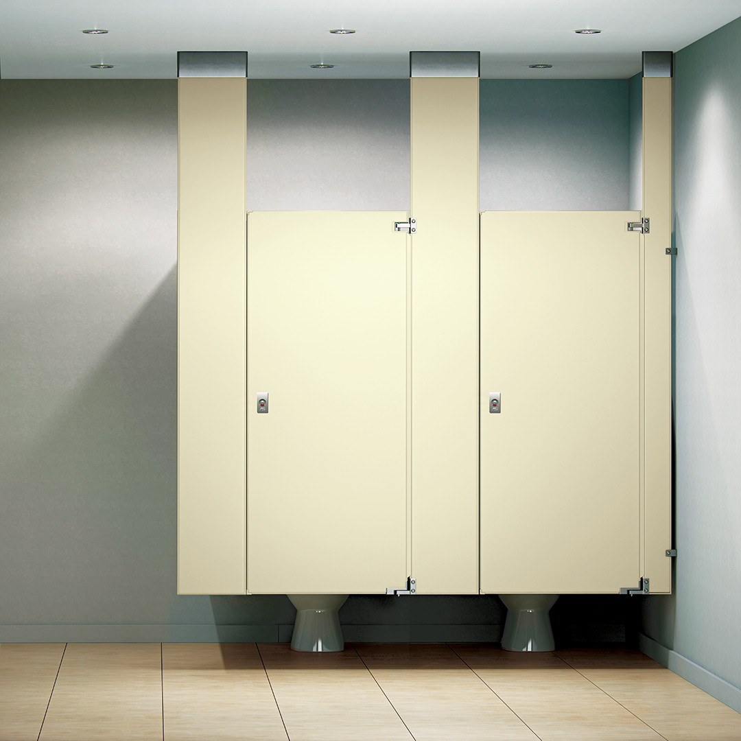 ASI Stainless Steel Toilet Partitions - Ceiling Hung