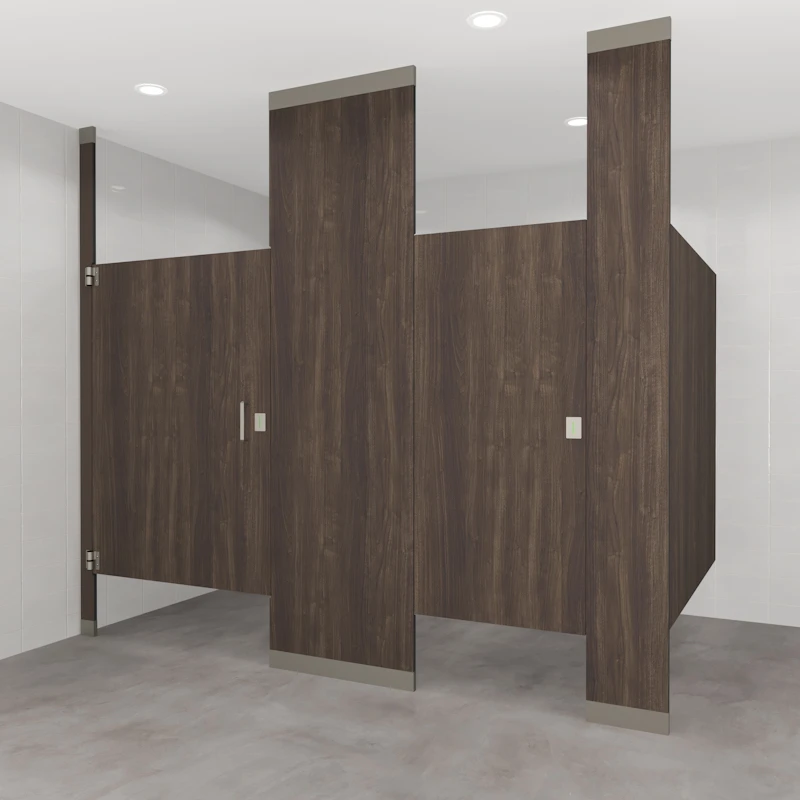 Hadrian Phenolic Toilet Partitions - Floor to Ceiling