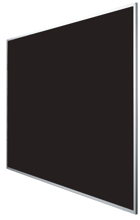 ASI 9300 Series Porcelain Chalkboard – 1/2" Trim
