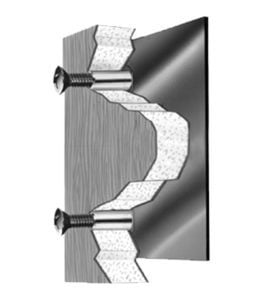 Bobrick Grab Bar Anchor for Toilet Partitions