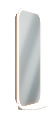 Bradley Elvari Frameless LED Mirror 18" X 36" With Shelf